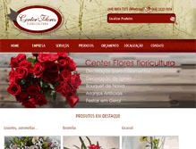 Tablet Screenshot of floriculturacenterflores.com.br